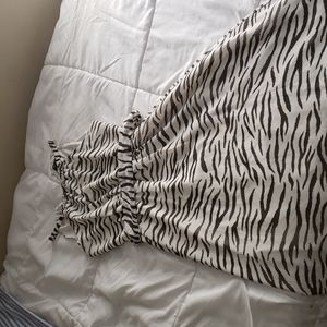 Banana Republic Zebra print spring/summer dress